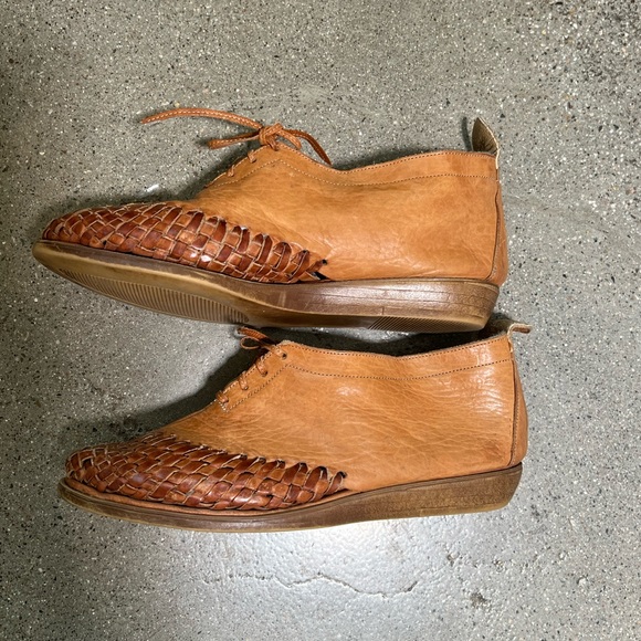 Vintage weaved leather bohemian shoe
70a boho boot retro shoe size 7 - Picture 3 of 7